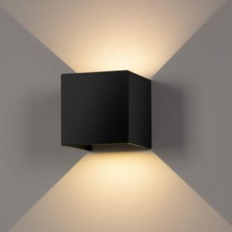OEM Applique Da Parete Per Interni/esterni Da 12w, Impermeabile Ip65, Regolabile, A Led, Con Design Orientabile Verso LAlto/il Basso, Luce Bianca Calda 30