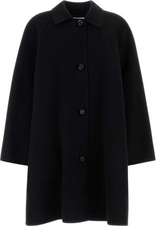 The Row Single-Breasted Coats - Dames - Mantel - Zwart - M - Jassen