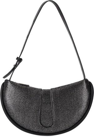 Themoirè Ebe Strass Black Shoulder Bag