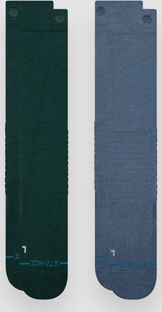 Stance Solid Mid Poly Snow 2 Pack Funktionssocken