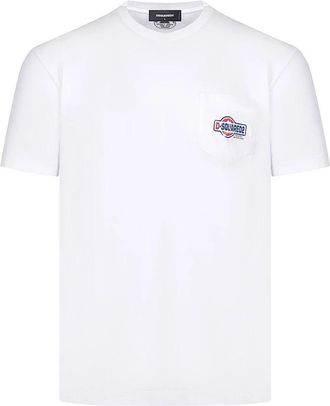 Dsquared2 T-shirt - Dames - T-shirts - Wit - L - Tops