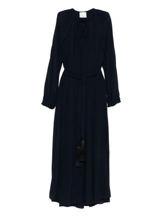 Forte_Forte Womens Crepe De Chine Long Dress