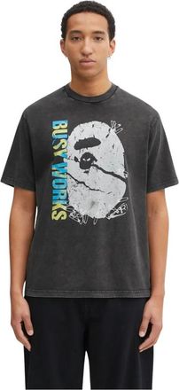 A Bathing Ape Garment Dye T-Shirt - Heren - T-shirts - Grijs - L - Katoen - Tops