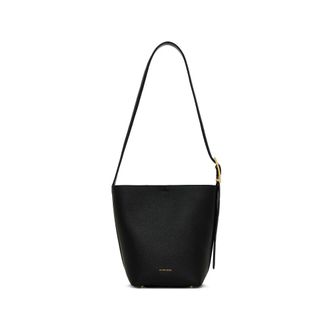 Anine Bing Shoulder Bags, female, Black, Size: ONE SIZE Elly Medium Bucket Bag