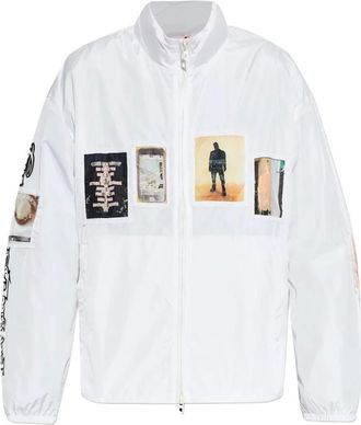 Diesel Giacca J-Claus con applicazione - Bianco