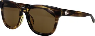 Gucci Womens Sunglasses Havana Acetate