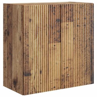 vidaXL Armario De Pared Madera Envejecida 59 X 31 X 60 Cm Vidaxl