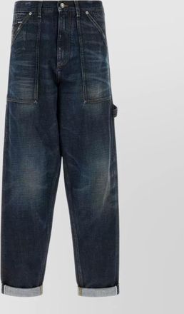 Dolce & Gabbana denim loose fit trousers