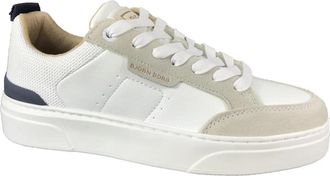 Bj&ouml;rn Borg Stijlvolle Herensneakers - Heren - Sneakers - Wit - 46 EU - Schoenen