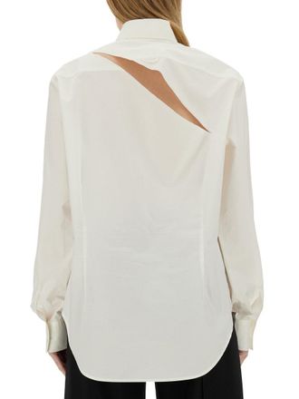 Maison Margiela Oversize Fit Cotton Shirt - White