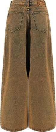Alanui Womens Brown Cotton Jeans Denim Clothing