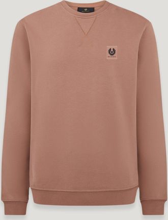 Belstaff Sweatshirt Mens Cotton Fleece Cedar Wood Size XL