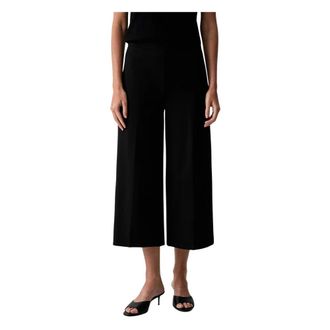 Twinset Twinset Pantaloni Cropped A Gamba Ampia Art. 262Tp2375 - - Trousers - Donna - Nero - XS