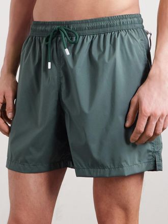 Fedeli Madeira Airstop Straight-Leg Mid-Length Swim Shorts