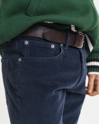 GANT Men Slim Fit Corduroy Jeans (40/34) EVENING BLUE