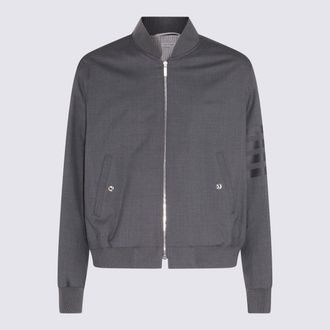 Thom Browne Mens Sweaters Dark Grey _wo