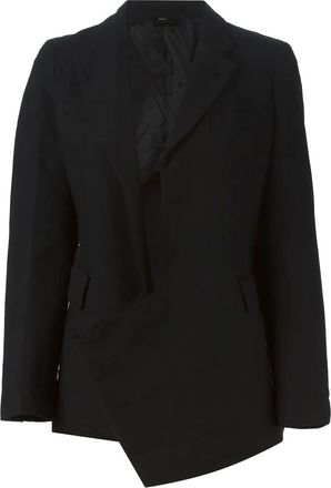 Comme Des Garçons asymmetric blazer - Zwart