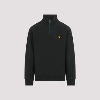 Carhartt Work in Progress Carhartt Wip sweatshirt met Amerikaanse script en halve rits