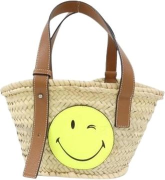 Loewe Pre-owned Tote Bags, female, Beige, Size: ONE SIZE Pre-owned Basket Handbag