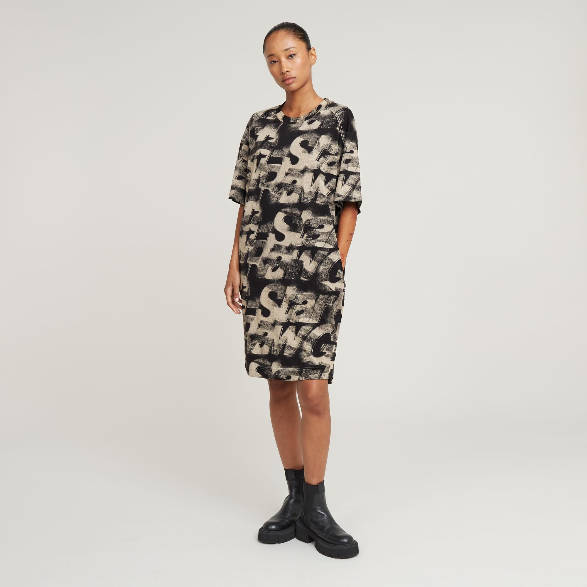 G-STAR Robe À Fente en Velours Robe décontractée Femme