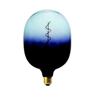 Daylight Italia Bombilla LED de filamento azul oscuro 4W 150Lm E27 Luz azul noche