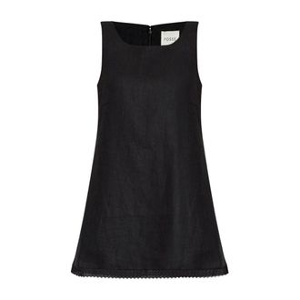 Poss&eacute; Alfie Linen Dress - Dresses - Mujer - Negro - XS