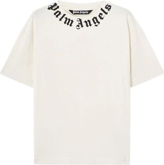 Palm Angels Logo-neckline T-shirt