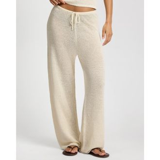 Onia Knit Drawstring Pant in Egret at Nordstrom, Size Medium