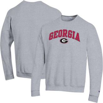 Champion Mens Champion Heather Gray Georgia Bulldogs Arch Over Logo Pullover Sweatshirt at Nordstrom, Size Xx-Large