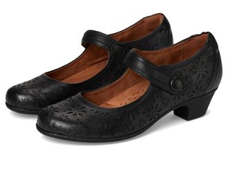 Cobb Hill Alesia High Womens Heels Black Leather : 8.5 A - Narrow