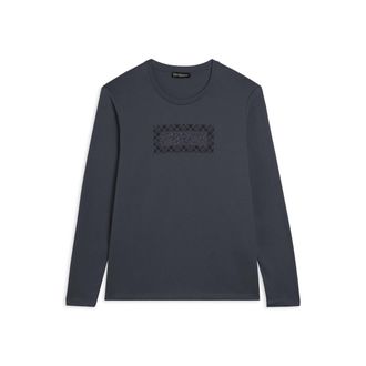 Freddy T-shirt comfort manica lunga con retro stampato