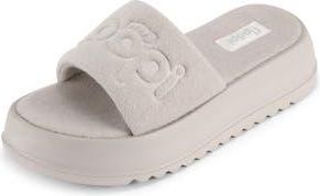 Floopi Terry Platform Slide Sandal in Grey at Nordstrom Rack, Size 11