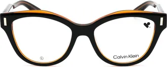 Calvin Klein CK23541 Cat Eye Acetate Eyeglasses - Black
