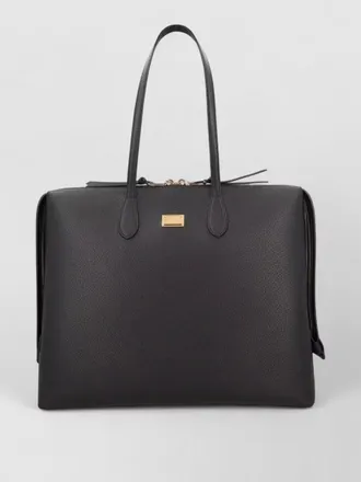Dolce & Gabbana devotion leather laptop bag