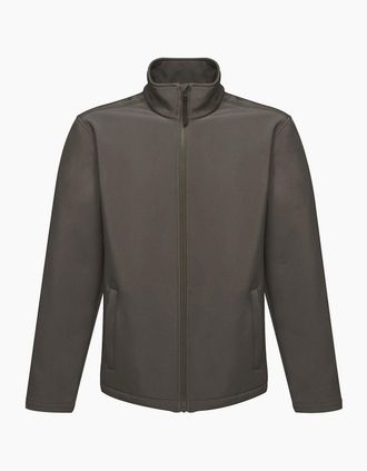 Regatta Mens Regatta Professional Reid Mens Softshell Wind Resistant Water Repellent Jacket - Grey - Size: 40/Regular