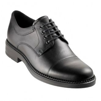 Ecco Mens Newcastle Cap Toe Oxford Shoes In Black