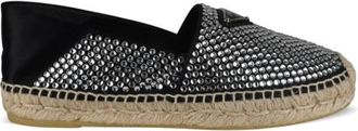 Prada Schoenen, Dames, Zwart, 36 EU, Espadrilles