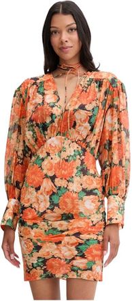 Pinko Apricena Jurk - Dames - Korte kleedjes - Veelkleurig - S - Kleedjes