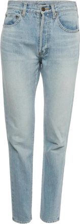 Saint Laurent Jeans skinny con cinque tasche - Blu