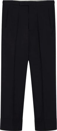 Prada Suit Trousers, male, Blue, Size: L Wool and Mohair Pants