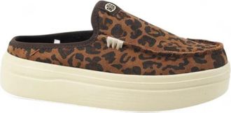 Hey Dude Austin Lift Classic - Dames - Slip ons - Bruin - 36 EU - Leer - Schoenen