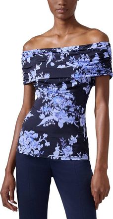 Carolina Herrera Off Shoulder Gathered Top