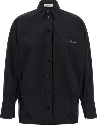 The Attico Shaped hem shirt