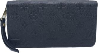 Louis Vuitton Black Monogram Leather Wallet (Bi-Fold) (Pre-Owned)