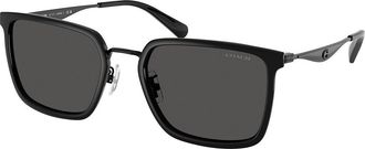 Coach HC7171 CW226 934487 Mens Sunglasses Black Size 56