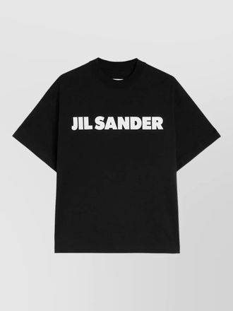 Jil Sander cotton logo-print short-sleeve t-shirt
