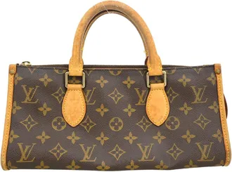 Louis Vuitton Popincourt Handle Monogram Canvas Brown Canvas Handbag (Pre-Owned)