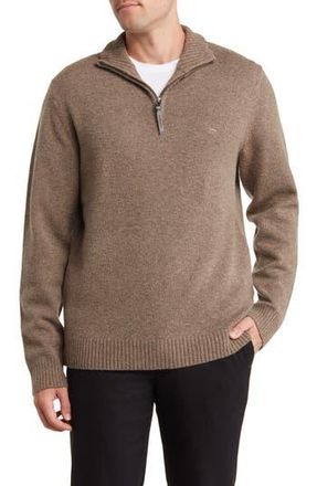 Rodd & Gunn Jacks Bay Quarter Zip Sweater in Oatmeal at Nordstrom Rack, Size Xx-Large