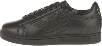 Emporio Armani Classic CC sneakers - Heren - Sneakers - Zwart - 38 EU - Leer - Schoenen