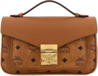MCM Brown Tracy Crossbody Bag
